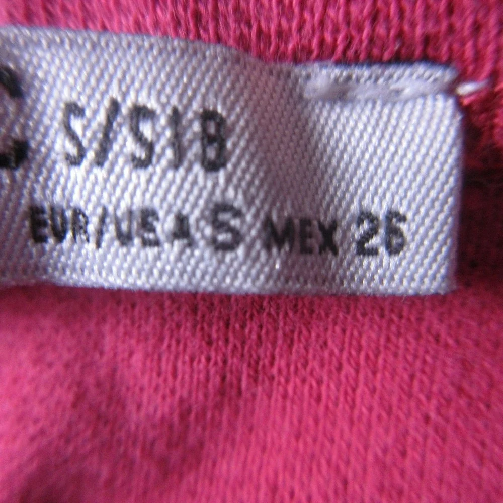 Zara Trafaluc Tank Top Juniors Small Pink Halter Neck Cropped Jersey‎ Stretch